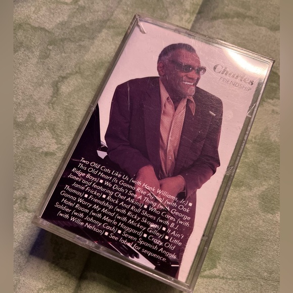 Vintage 1984 Ray Charles Friendship Cassette Tape - Picture 2 of 4